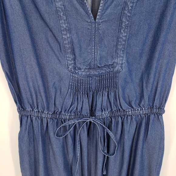 Gap Chambray Sleeveless Dress Sz S - Picture 4 of 8